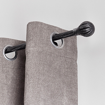 Teleskopska garnišna 120-210 Zen crna/srebrna