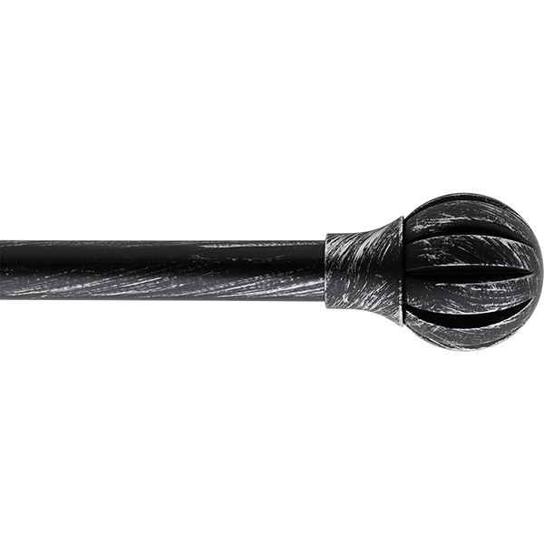 Teleskopska garnišna 120-210 Zen crna/srebrna