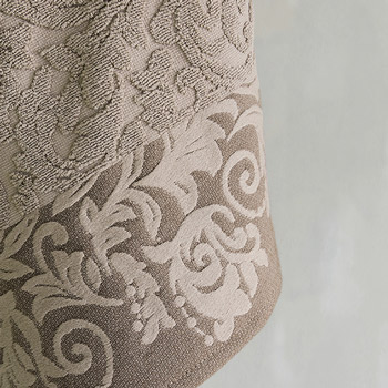 Peskir Floral Braon